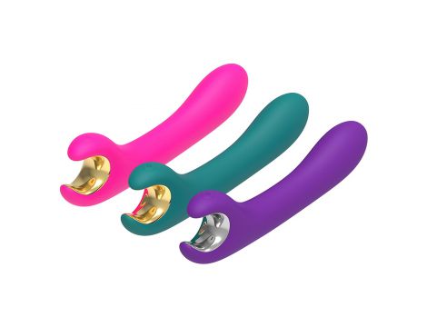 Stymulator łechtaczki Mermaid silikonowy fioletowy USB B Series Joy - 6