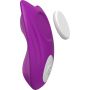 Stymulator łechtaczki Catch z klipem fioletowy USB wodoodporny - 2