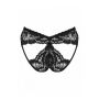 Figi otwarte Obsessive Alessya koronkowe czarne M/L - 9