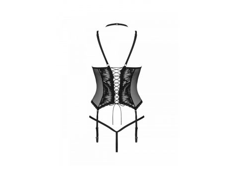 Gorset koronkowy Obsessive Alessya czarny XS/S - 6
