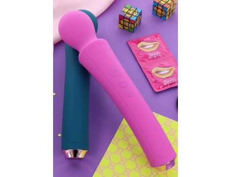 Masażer wibracyjny zakrzywiony XOCOON zielony 27 cm - 10
