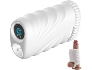Masturbator waginalny z wibracją B Series Cute biały USB wodoodporny