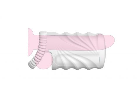 Masturbator waginalny z wibracją B Series Cute biały USB wodoodporny - 3