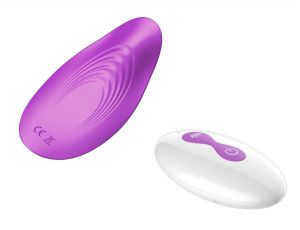 Wibrator mini silikonowy B Series Cute fioletowy USB