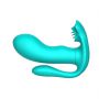 Potrójny stymulator łechtaczki z językiem B Series Cute zielony USB - 4