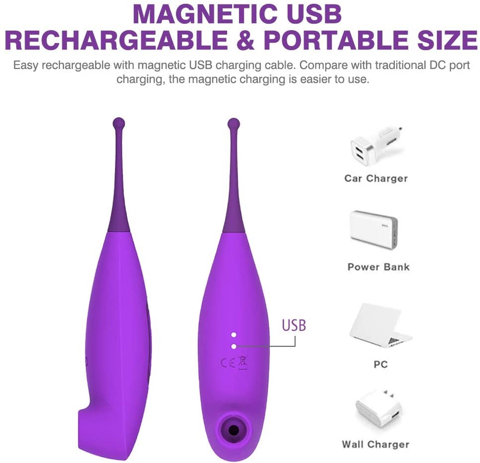 clitoris suction vibration stick purple