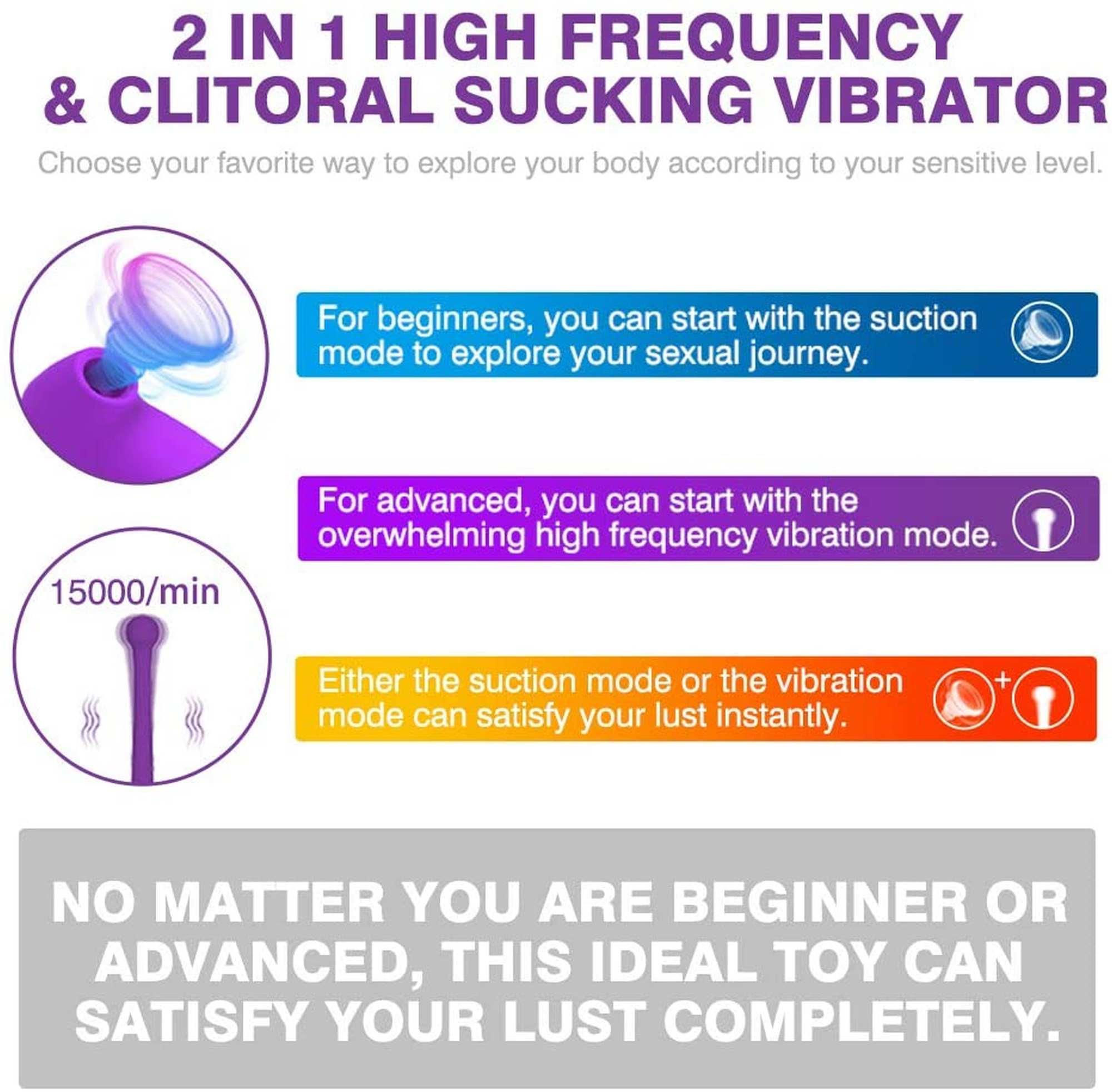 clitoris suction vibration stick purple