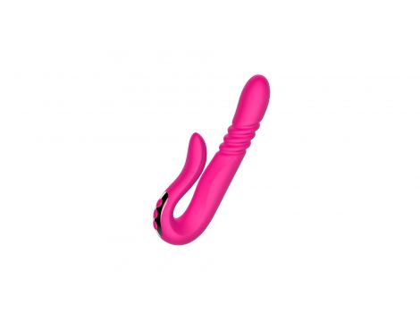 Wibrator punktu G z pchnięciem B Series Cute czerwony USB - 2