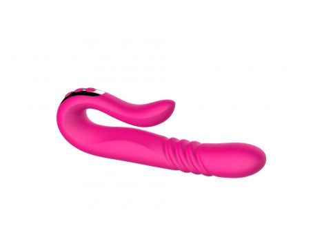 Wibrator punktu G z pchnięciem B Series Cute czerwony USB - 4