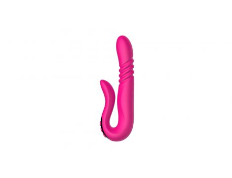 Wibrator punktu G z pchnięciem B Series Cute czerwony USB - 5