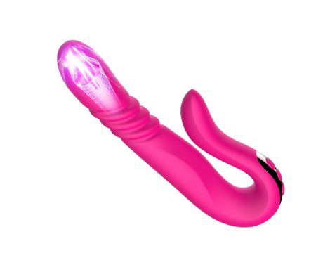 Wibrator punktu G z pchnięciem B Series Cute czerwony USB - 9
