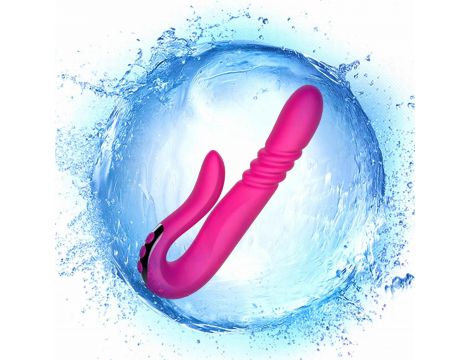 Wibrator punktu G z pchnięciem B Series Cute czerwony USB - 13