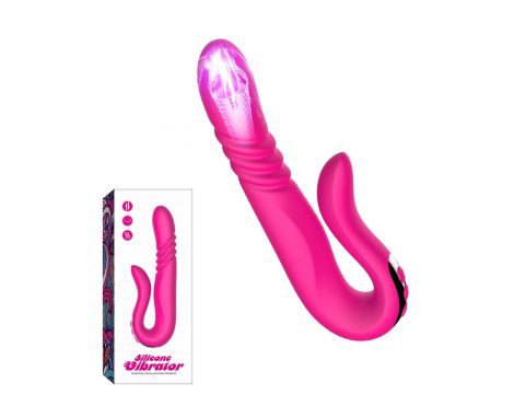 Wibrator punktu G z pchnięciem B Series Cute czerwony USB - 15