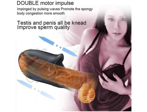 Regulowany masturbator z wibracją B Series Cute wodoodporny - 14