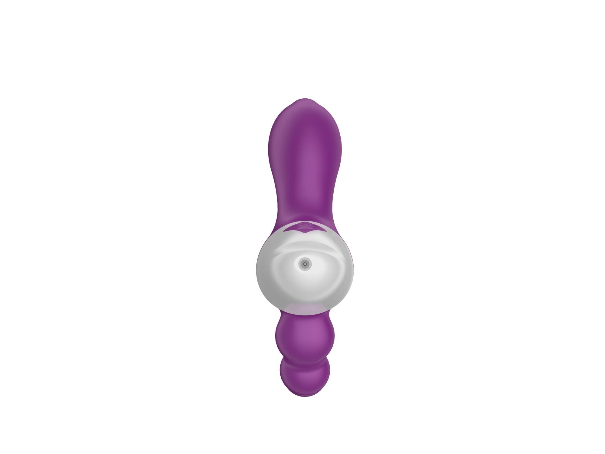 triple stimulation thrusting vibrator
