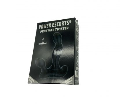 Masażer prostaty silikonowy Power Escorts czarny ładowalny - 3