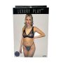 Komplet bielizny superelastyczny Luxury Play czarny Small - 2