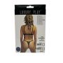 Komplet bielizny superelastyczny Luxury Play czarny Small - 3