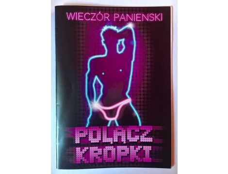 Książeczka Połącz Kropki na Wieczór Panieński PropaGanda