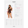 Komplet bielizny Obsessive Ivannes czarny L/XL - 8