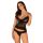 Komplet bielizny Obsessive Ivannes czarny L/XL